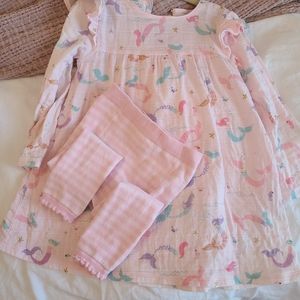 MudPie Mermaid dress & leggings